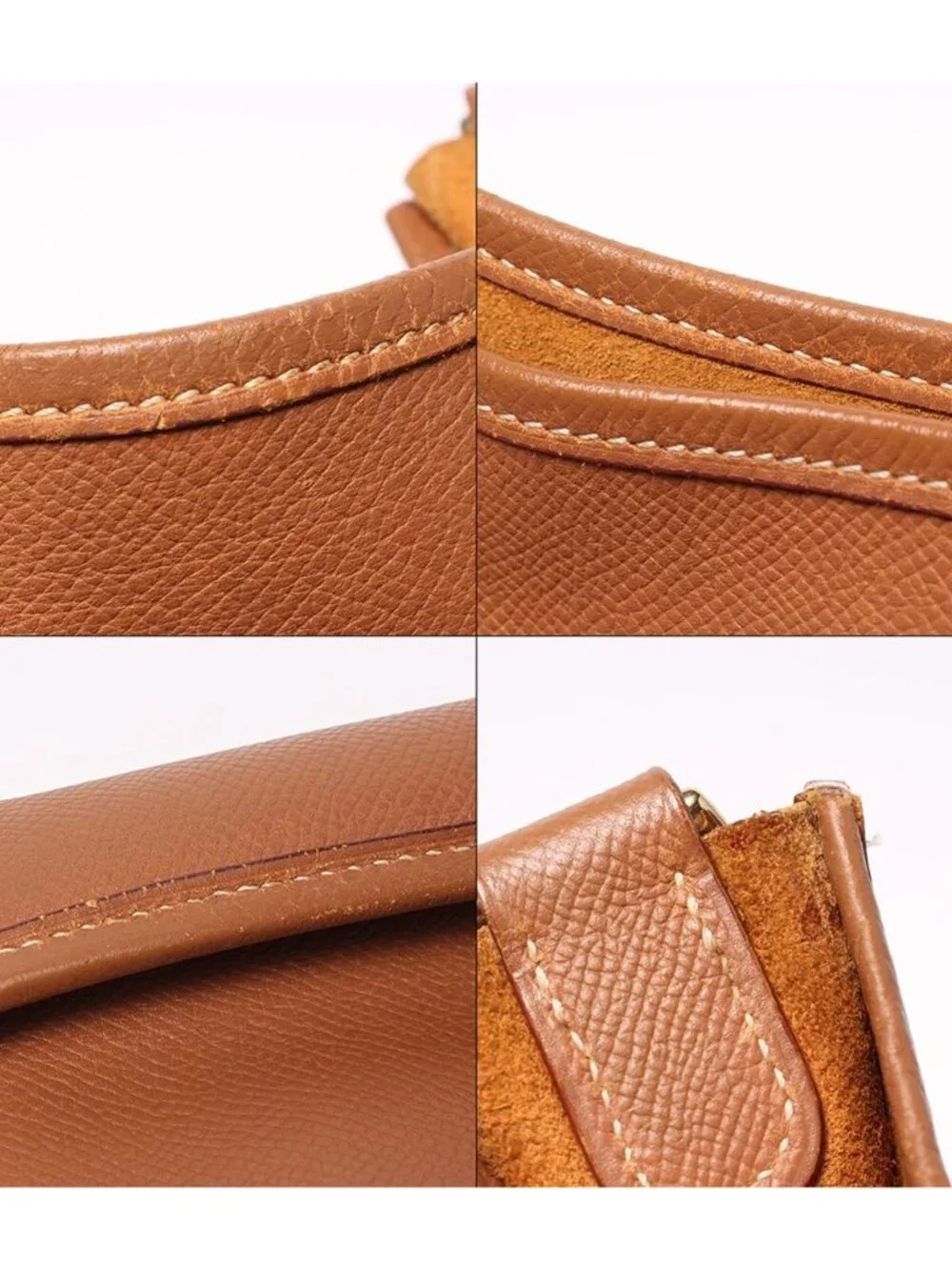 Hermes Shoulder Bag Crossbody Gold Evelyne I GM
